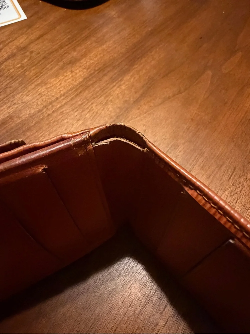 Louis Vuitton Tan Epi Leather Card Holder Wallet